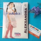 Колготи дитячі капронові для дівчинки Paulinka 20 ден.(6233), Aleksandra